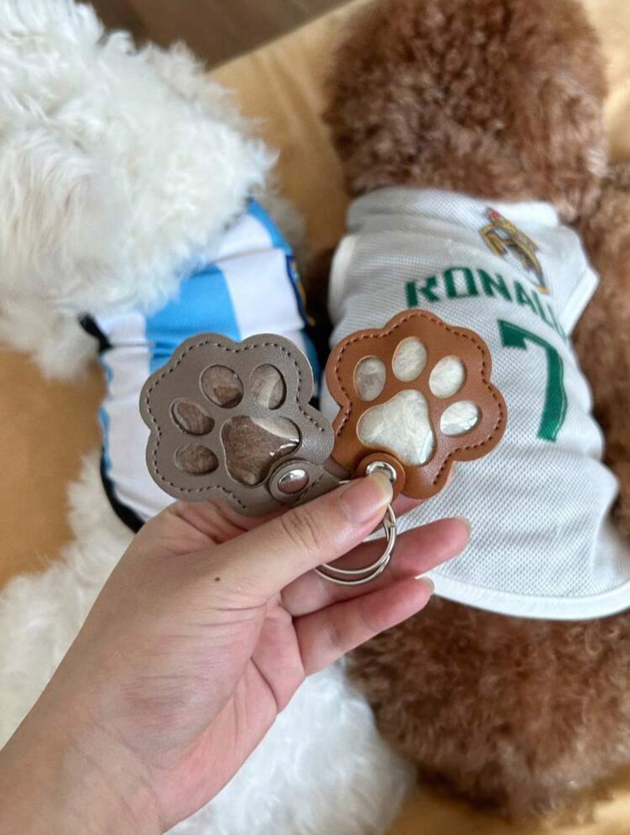Leather Keepsake Keychain