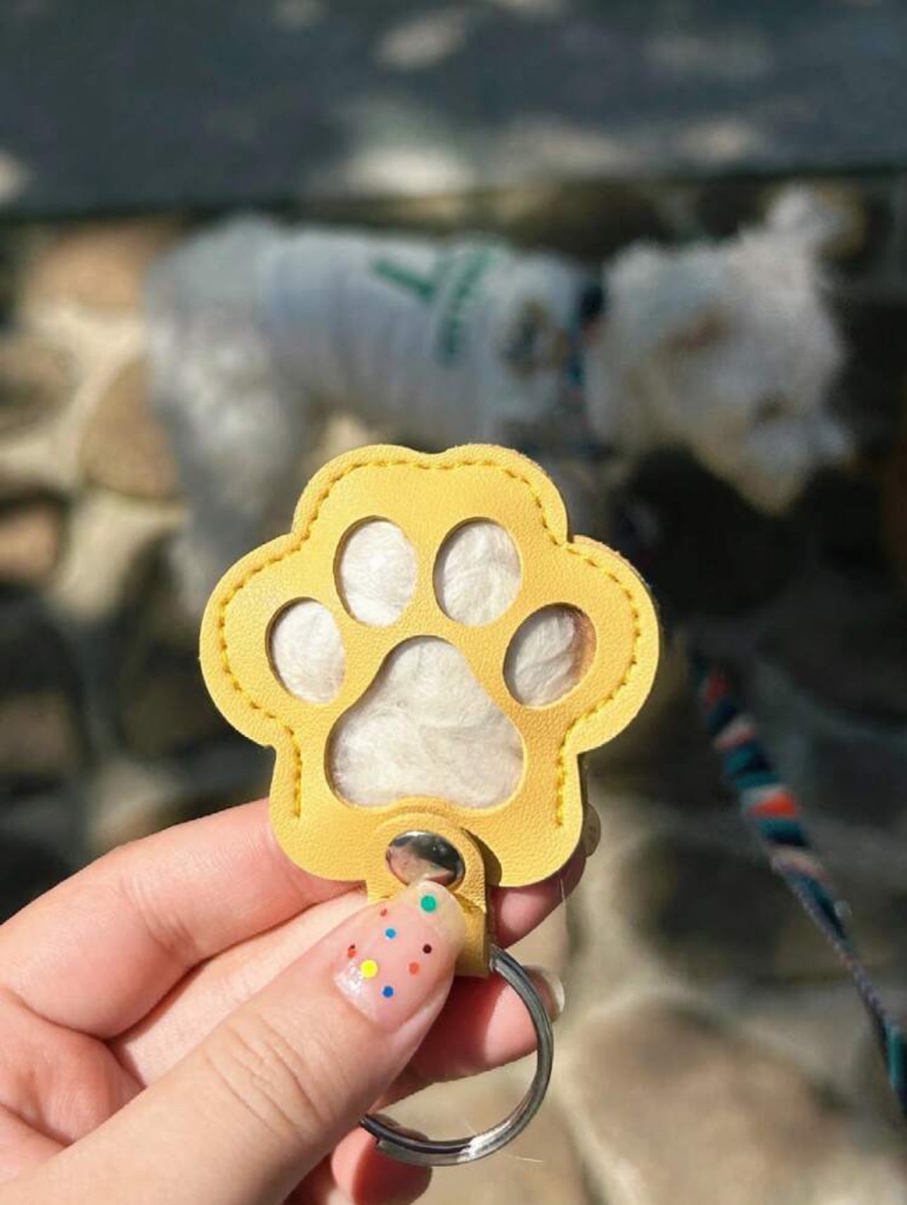 Leather Keepsake Keychain