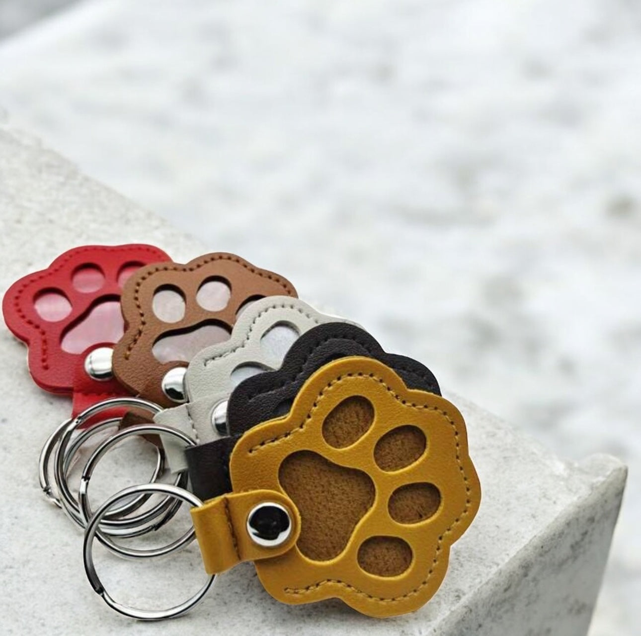 Leather Keepsake Keychain