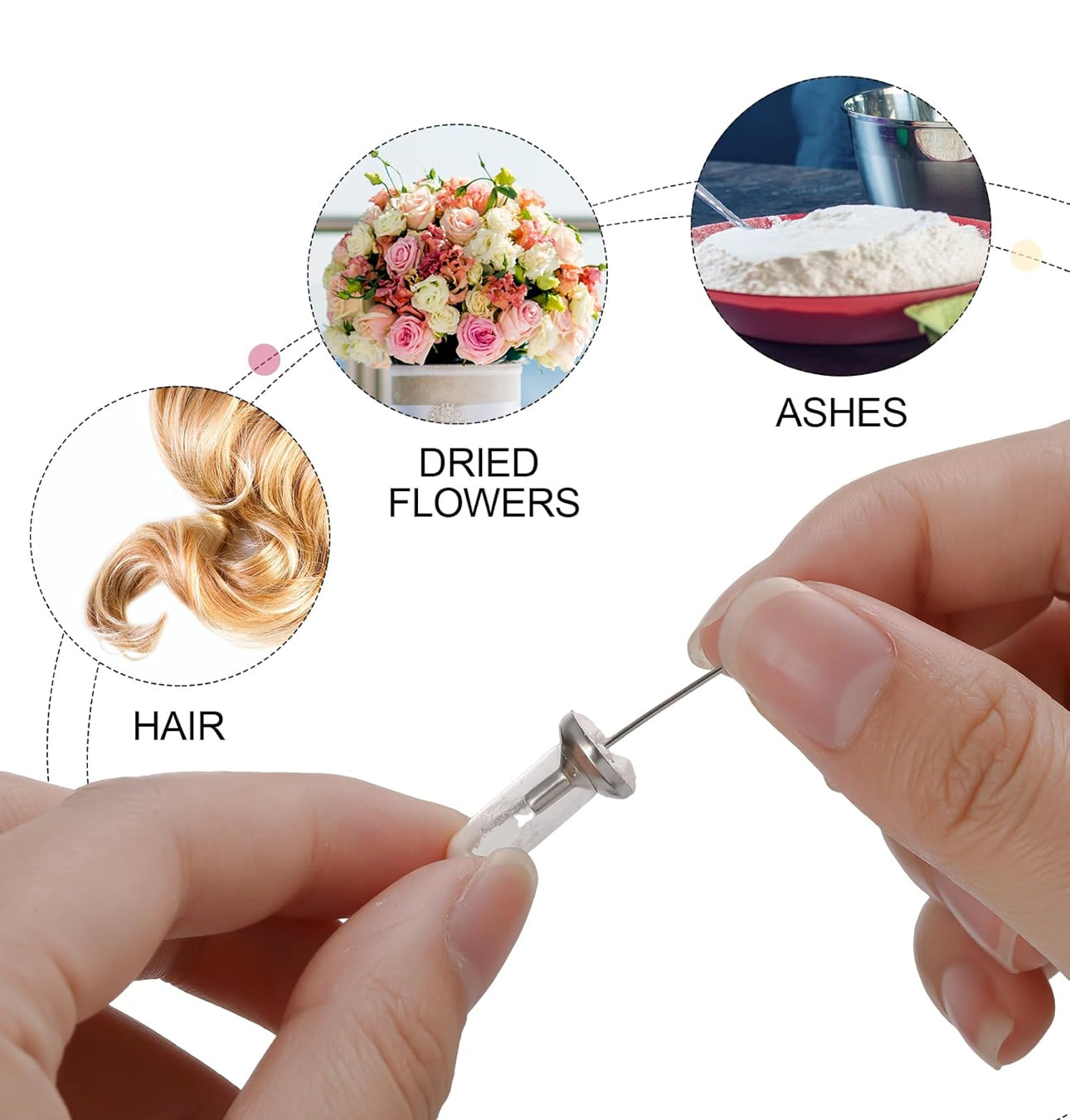 Pet Ashes Keyring - Stainless Steel